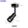 Creative design led track light surface mounted zoomable